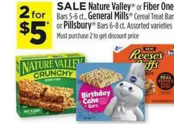 Dollar General Nature Valley Or Fiber One General Mills Or Pillsbury offer