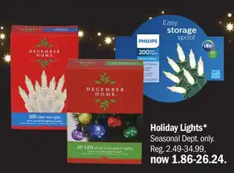 Meijer Holiday lights offer