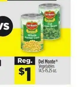 Dollar General Del Monte Vegetables offer