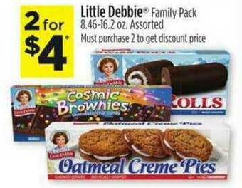 Dollar General Little Debbie Family Pack offer