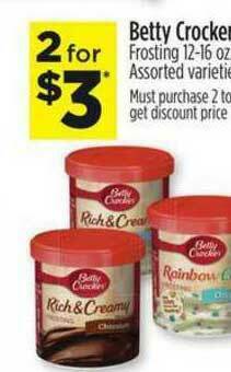 Dollar General Betty Crocker Frosting offer