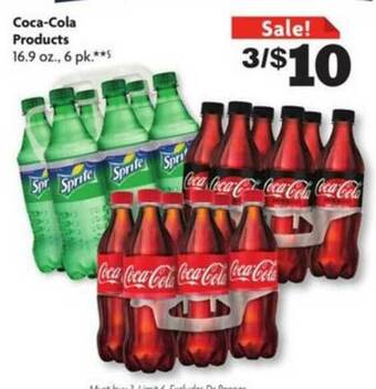 Family Dollar Coca-cola Products offer