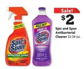 Family Dollar Spic And Span Antibacterial Cleaner offer