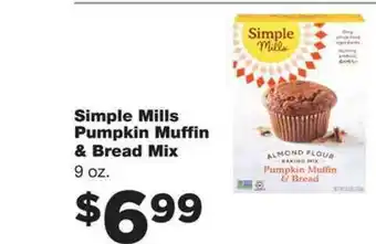 Family Fare Simple Mills Pumpking Muffin & Bread Mix offer