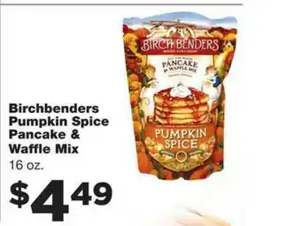 Family Fare Birchbenders Pumpkin Spice Pancake & Waffle Mix offer