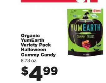 Family Fare Organic Yumearth Variety Pack Halloween Gummy Candy offer