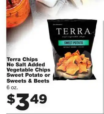 Family Fare Terra Chips No Salt Added Vegetable Chips Sweet Potato Or Sweets & Beets offer