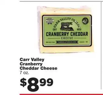 Family Fare Carr Valley Cranberry Cheddar Cheese offer