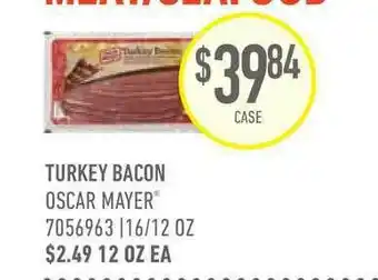 US Foods Chef's Store Turkey Bacon Oscar Mayer® offer