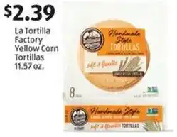 Aldi La Tortilla Factory Yellow Corn Tortillas offer