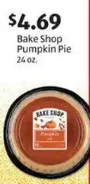 Aldi Bake Shop Pumpkin Pie 24 oz. offer