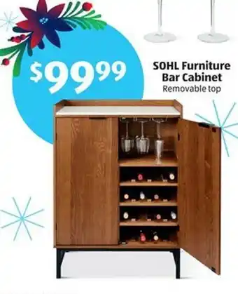 Aldi SOHL Furniture Bar Cabinet Removable top offer