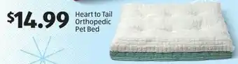 Aldi Heart to Tail Orthopedic Pet Bed offer