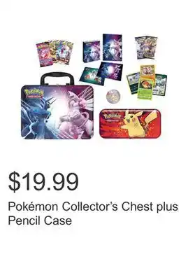 Costco Pokémon collector's chest plus pencil case offer