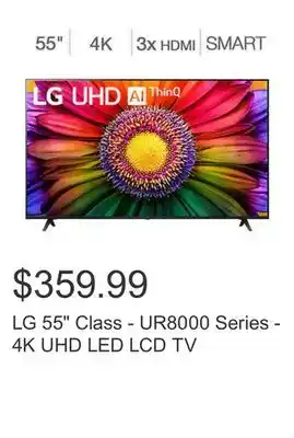 Costco Lg 55 class - ur8000 series - 4k uhd led lcd tv offer