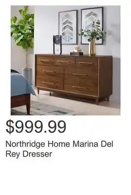 Costco Northridge home marina del rey dresser offer