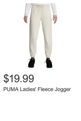 Costco Puma ladies' fleece jogger offer