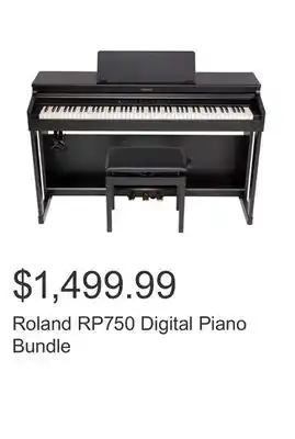 Costco Roland rp750 digital piano bundle offer