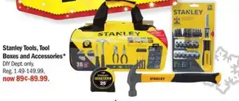 Meijer Stanley Tools, Tool Boxes and Accessories* offer