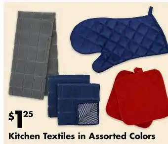 Dollar Tree Kitchen textiles offer