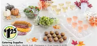 Dollar Tree Catering supplies offer