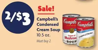 Family Dollar Campbell's condensed cream soup offer
