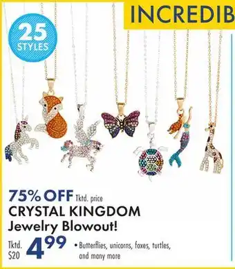 Boscov's Crystal kingdom jewelry blowout! offer