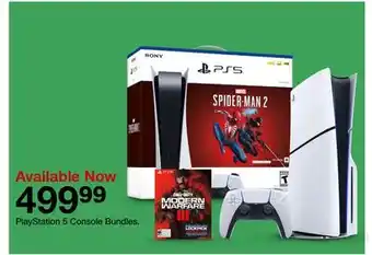 Target Playstation 5 console bundles offer
