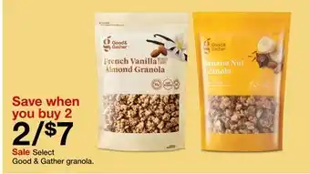 Target Select good & gather granola offer