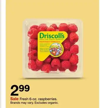 Target Fresh 6-oz. raspberries offer