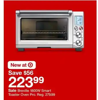 Target Breville 1800w smart toaster oven pro offer