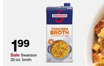 Target Swanson 32-oz. broth offer
