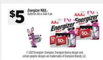 Dollar General Energizer max offer
