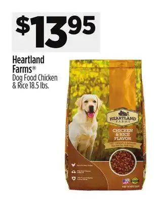 Dollar General Heartland farms dog food chicken & rice offer