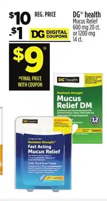 Dollar General Dg health offer