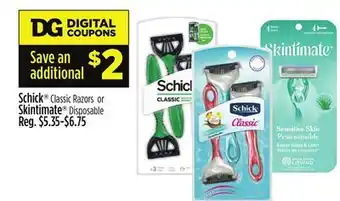 Dollar General Schick or skintimate offer