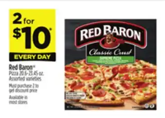 Dollar General Red baron pizza offer