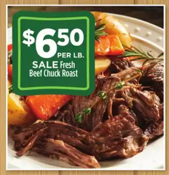 Dollar General Fresh beef chuck roast offer