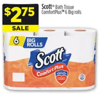 Dollar General Scott bath tissue comfortplus offer