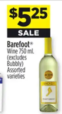 Dollar General Barefoot wine offer