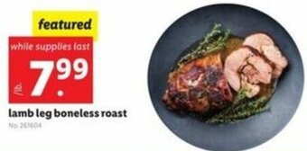 Lidl Lamb Leg Boneless Roast offer