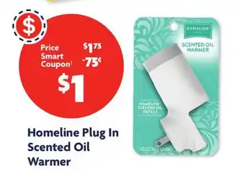 Family Dollar Homeline plug in scented oil warmer offer