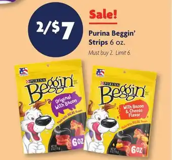 Family Dollar Purina beggin' strips offer