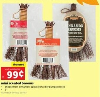 Lidl Mini Scented Brooms offer