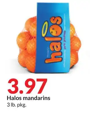 Hy-Vee Halos mandarins offer