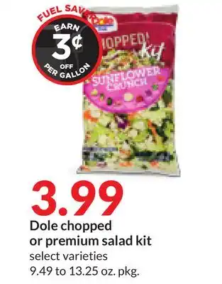 Hy-Vee Dole chopped or premium salad kit offer