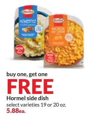 Hy-Vee Hormel side dish offer
