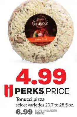 Hy-Vee Tonucci pizza offer