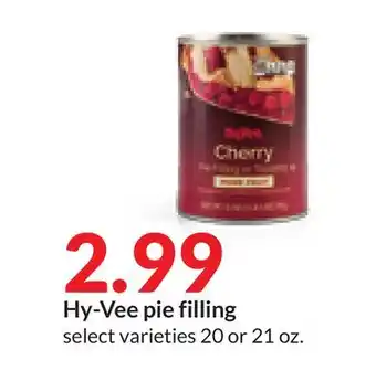 Hy-Vee Hy-vee pie filling offer