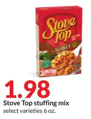 Hy-Vee Stove top stuffing mix offer